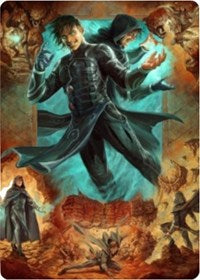 Jace, Mirror Mage 2 Art Card [Zendikar Rising Art Series] | RetroPlay Games