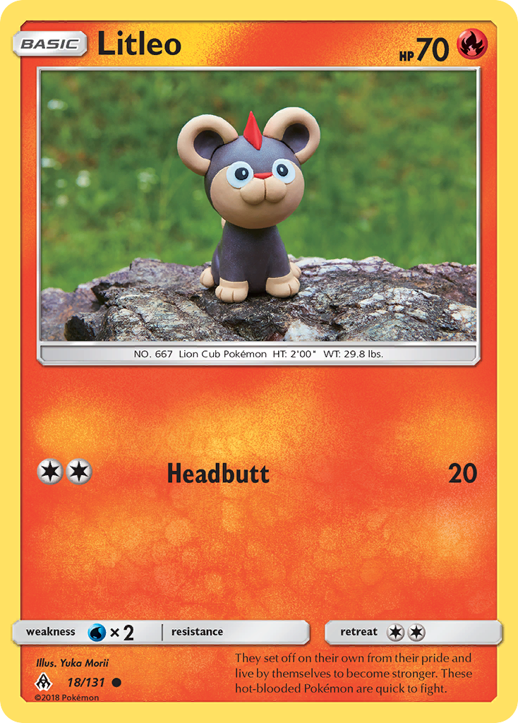 Litleo (18/131) [Sun & Moon: Forbidden Light] | RetroPlay Games