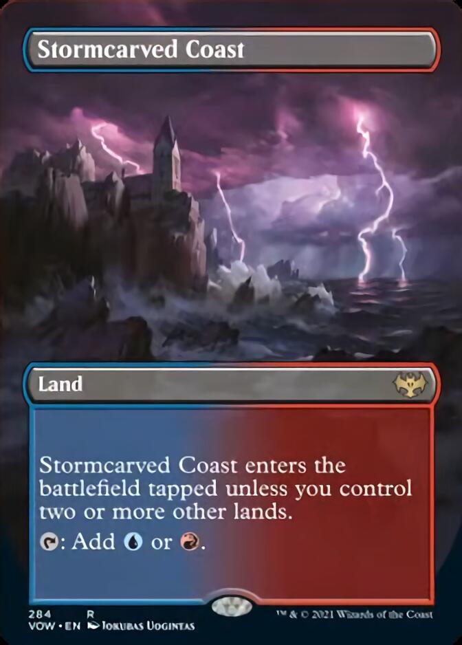 Stormcarved Coast (Borderless) [Innistrad: Crimson Vow] | RetroPlay Games