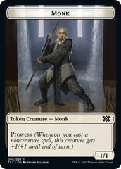 Wrenn and Six Emblem // Monk Double-sided Token [Double Masters 2022 Tokens] | RetroPlay Games