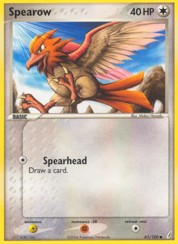 Spearow (61/100) [EX: Crystal Guardians] | RetroPlay Games