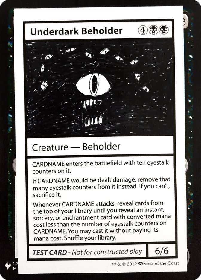 Underdark Beholder [Mystery Booster Playtest Cards] | RetroPlay Games