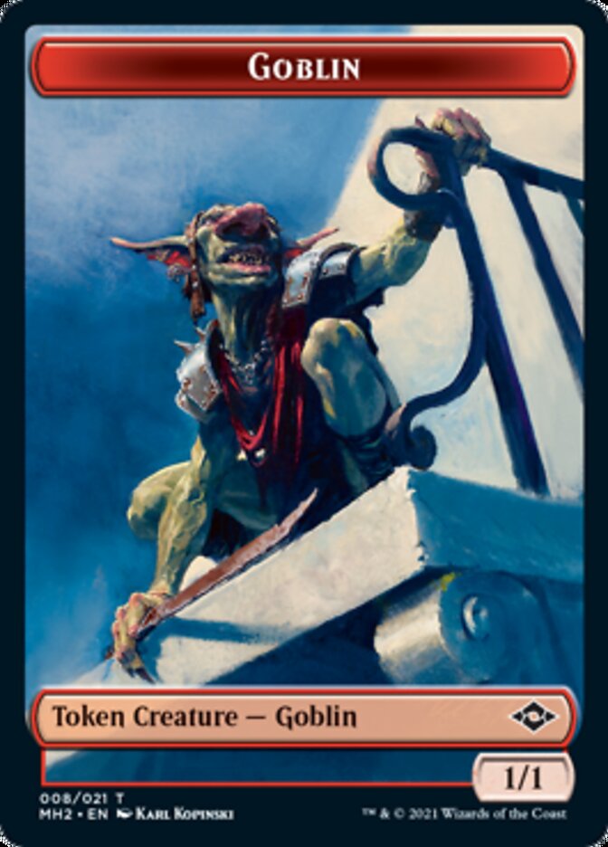 Goblin Token [Modern Horizons 2 Tokens] | RetroPlay Games