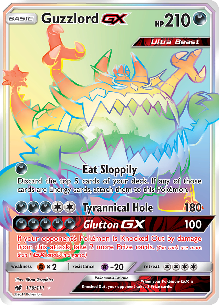 Guzzlord GX (116/111) [Sun & Moon: Crimson Invasion] | RetroPlay Games