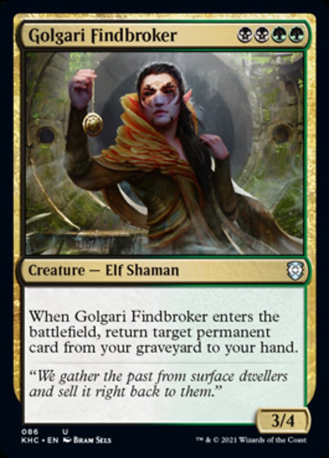 Golgari Findbroker [Kaldheim Commander] | RetroPlay Games