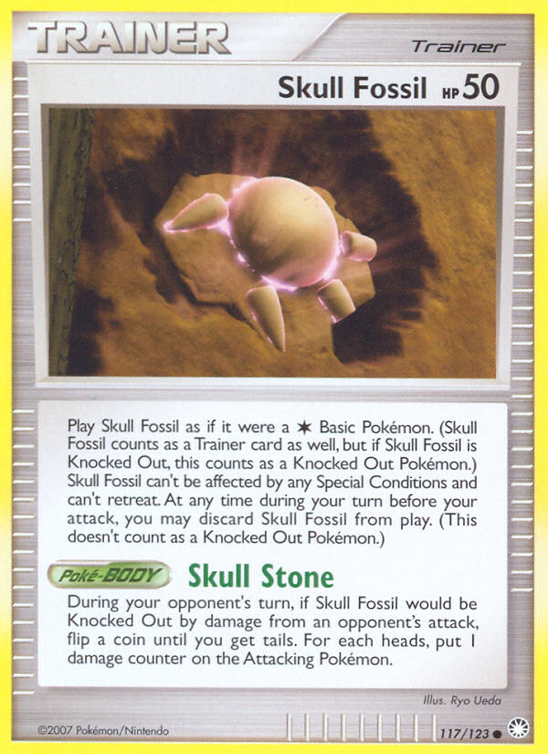 Skull Fossil (117/123) [Diamond & Pearl: Mysterious Treasures] | RetroPlay Games