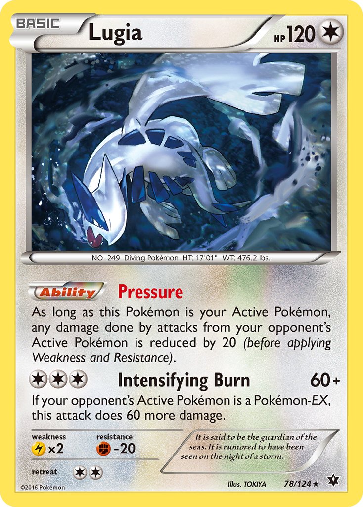 Lugia (78/124) (Theme Deck Exclusive) [XY: Fates Collide] | RetroPlay Games