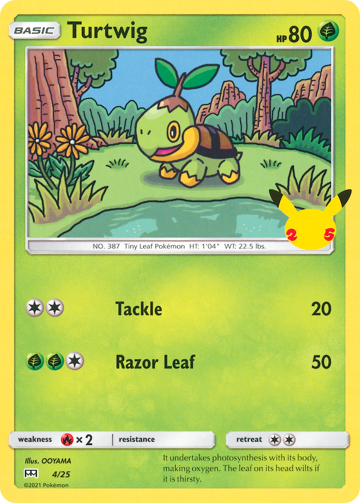 Turtwig (4/25) [McDonald's 25th Anniversary] | RetroPlay Games