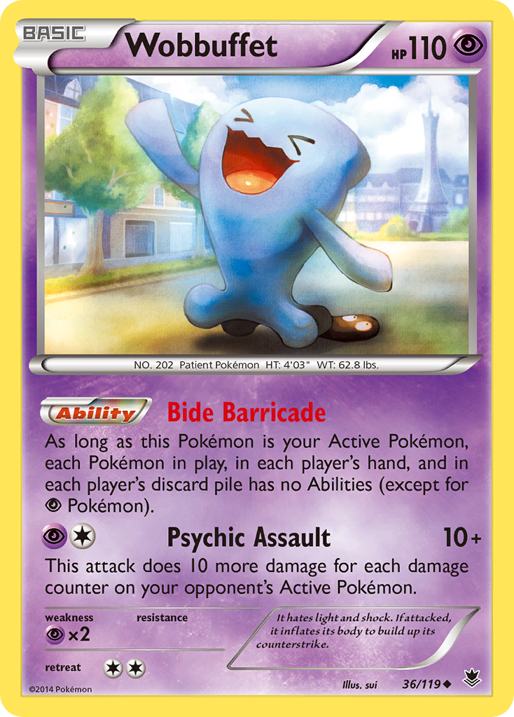 Wobbuffet (36/119) [XY: Phantom Forces] | RetroPlay Games