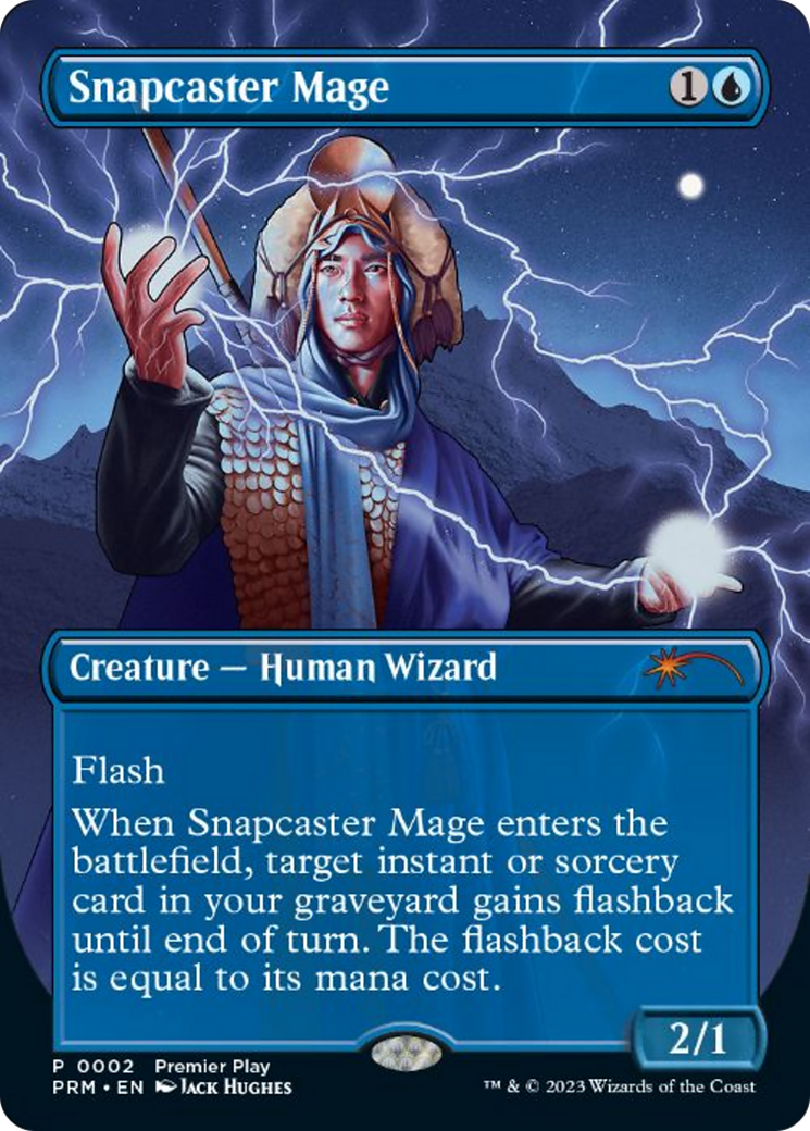 Snapcaster Mage (Borderless Alternate Art) [Regional Championship Qualifiers 2023] | RetroPlay Games