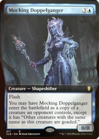 Mocking Doppelganger (Extended Art) [Commander Legends: Battle for Baldur's Gate] | RetroPlay Games