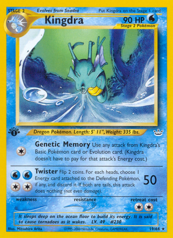Kingdra (19/64) [Neo Revelation 1st Edition] | RetroPlay Games