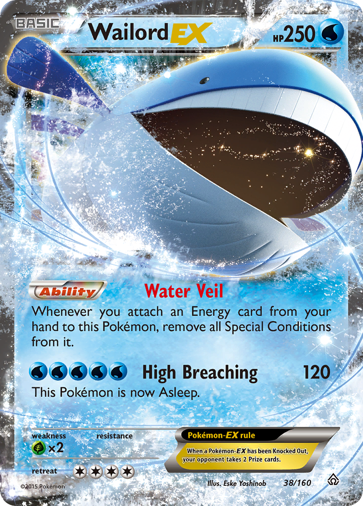 Wailord EX (38/160) [XY: Primal Clash] | RetroPlay Games