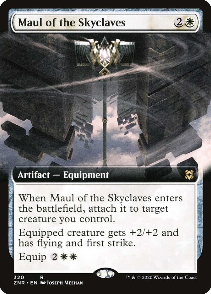 Maul of the Skyclaves (Extended Art) [Zendikar Rising] | RetroPlay Games