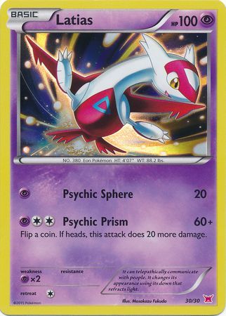 Latias (30/30) [XY: Trainer Kit 2 - Latias] | RetroPlay Games