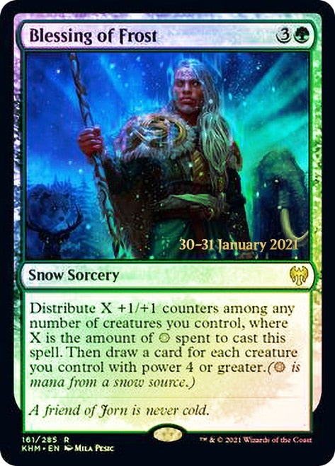 Blessing of Frost  [Kaldheim Prerelease Promos] | RetroPlay Games