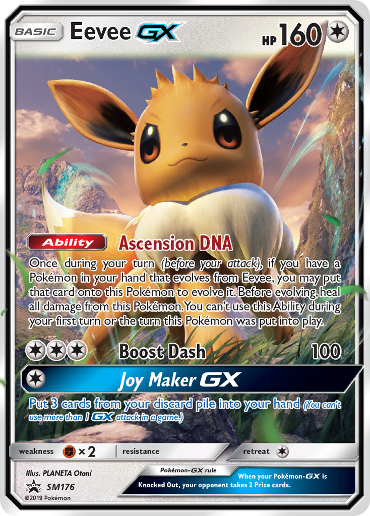 Eevee GX (SM176) (Jumbo Card) [Sun & Moon: Black Star Promos] | RetroPlay Games