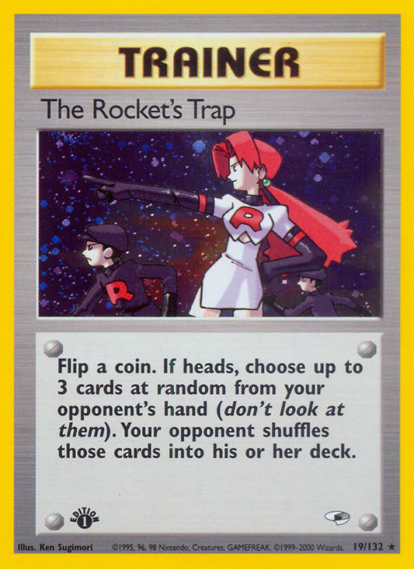 The Rocket's Trap (19/132) [Gym Heroes 1st Edition] | RetroPlay Games