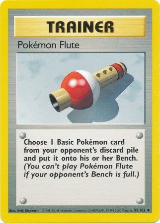 Pokemon Flute (86/102) [Base Set Unlimited] | RetroPlay Games