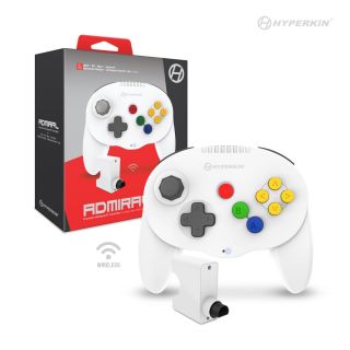 Hyperkin "Admiral" Premium Bluetooth Nintendo 64 Controller - White | RetroPlay Games