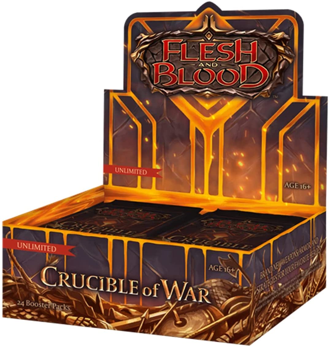 Flesh and Blood TCG: Crucible of War Booster Box - Unlimited | RetroPlay Games
