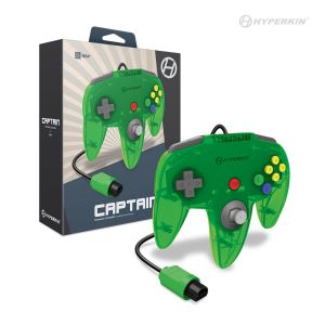 Hyperkin "Captain" Premium Nintendo 64 Controller - Jungle Green | RetroPlay Games