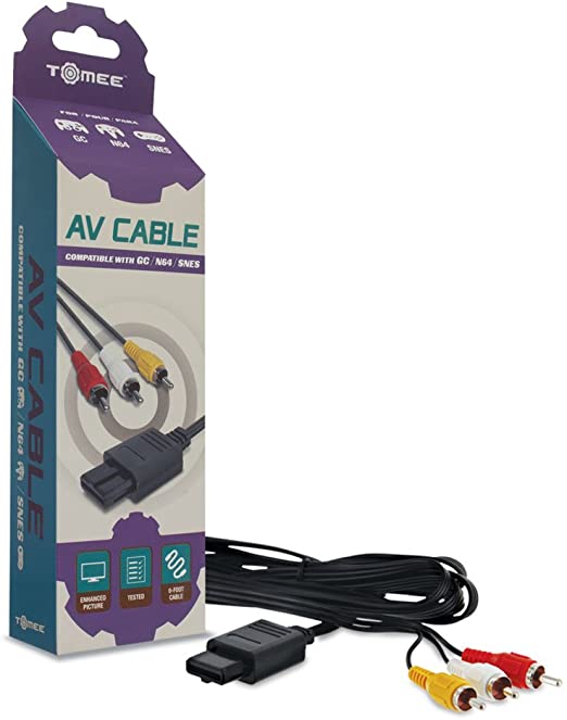 Tomee Nintendo SNES, N64, GameCube  A/V Cable | RetroPlay Games