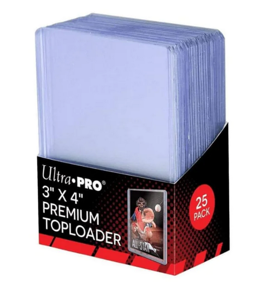 Ultra Pro 3" X 4" Preimum Toploader - 25 Pack | RetroPlay Games