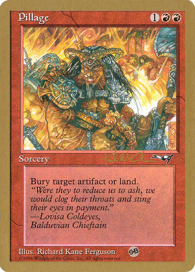 Pillage (Paul McCabe) (SB) [World Championship Decks 1997] | RetroPlay Games