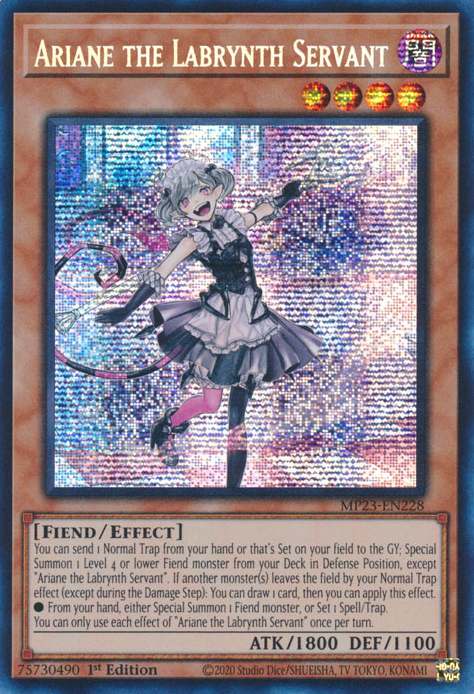 Ariane the Labrynth Servant [MP23-EN228] Prismatic Secret Rare | RetroPlay Games