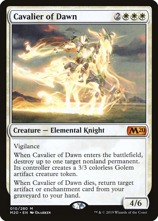 Cavalier of Dawn [Core Set 2020] | RetroPlay Games