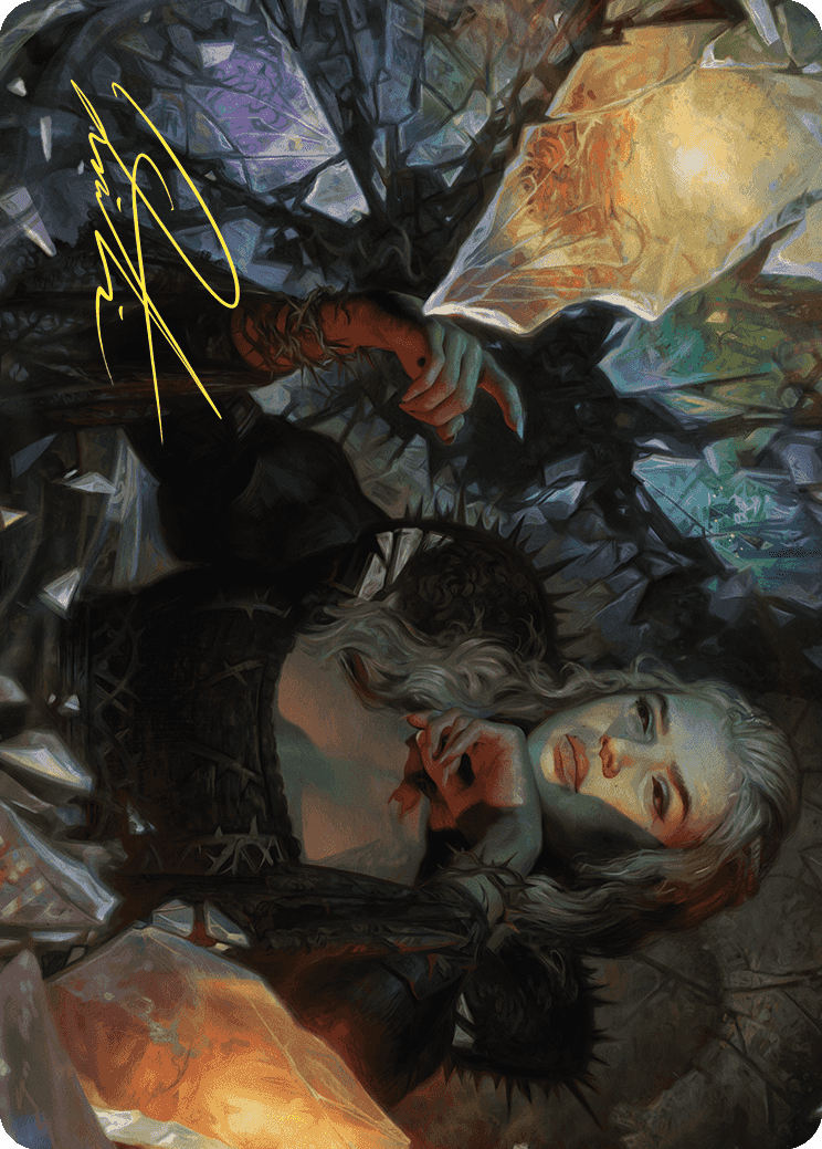 Prophetic Prism Art Card (Gold-Stamped Signature) [Wilds of Eldraine Art Series] | RetroPlay Games