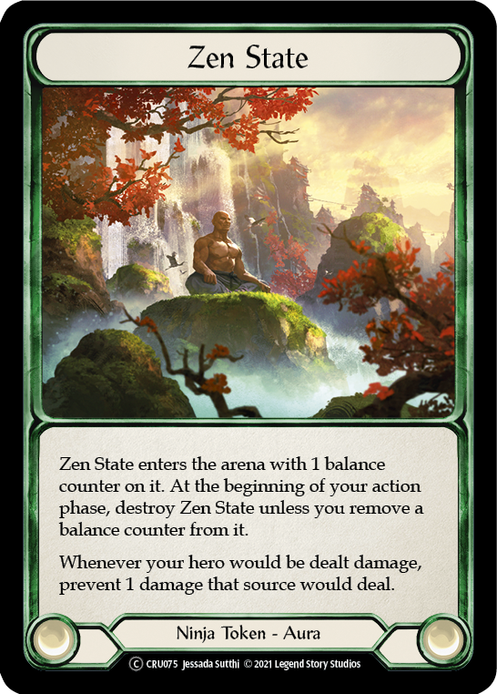 Zen State [U-CRU075] (Crucible of War Unlimited)  Unlimited Rainbow Foil | RetroPlay Games