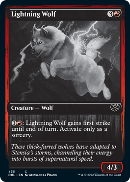 Lightning Wolf [Innistrad: Double Feature] | RetroPlay Games
