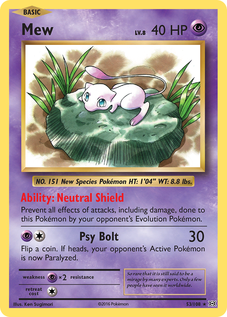 Mew (53/108) [XY: Evolutions] | RetroPlay Games