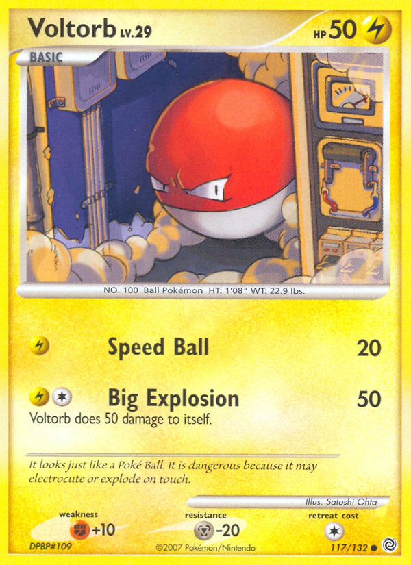 Voltorb (117/132) [Diamond & Pearl: Secret Wonders] | RetroPlay Games