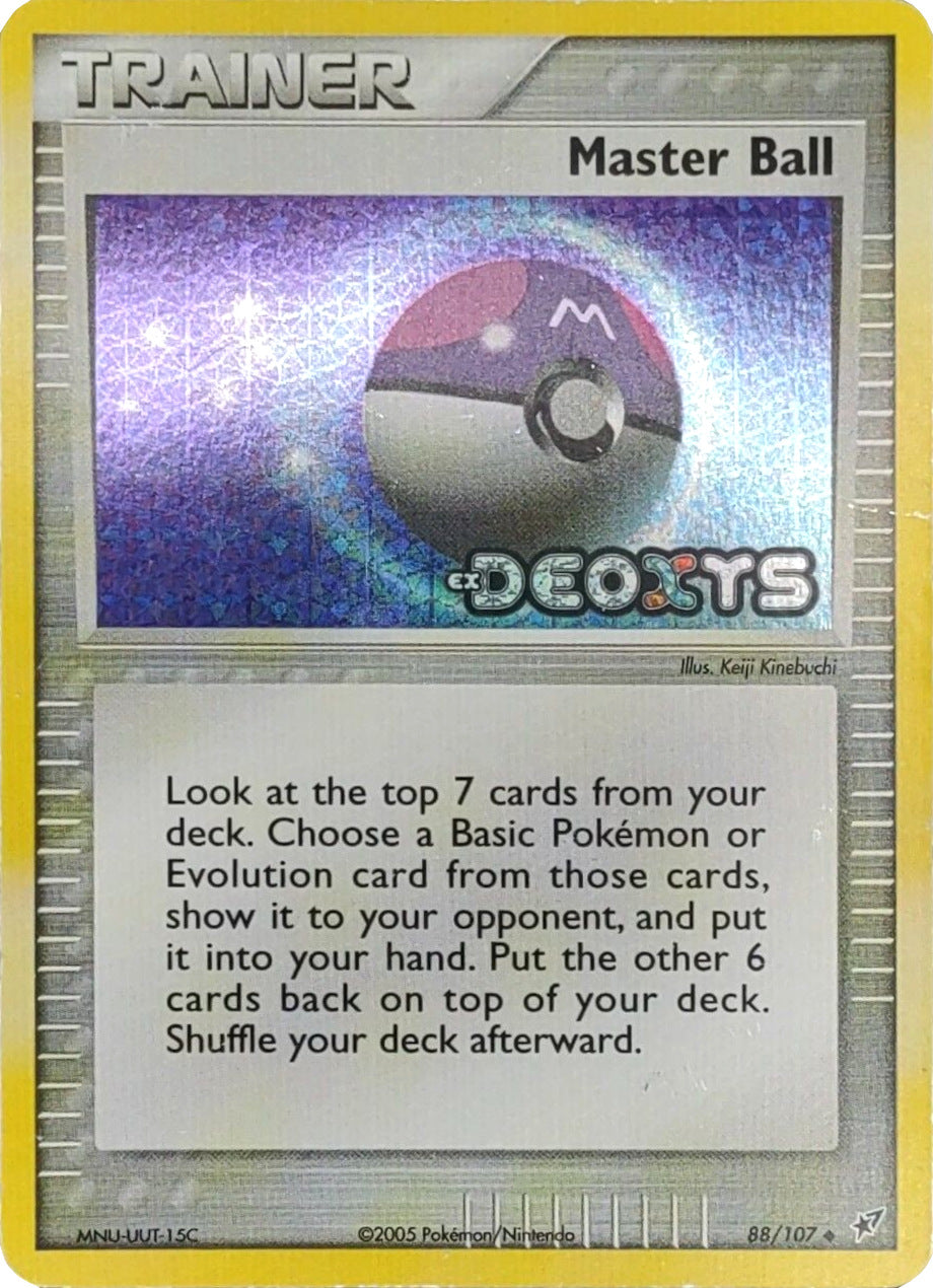 Master Ball (88/107) (Stamped) [EX: Deoxys] | RetroPlay Games