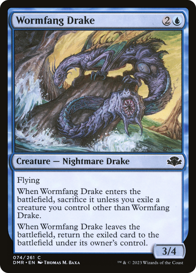 Wormfang Drake [Dominaria Remastered] | RetroPlay Games