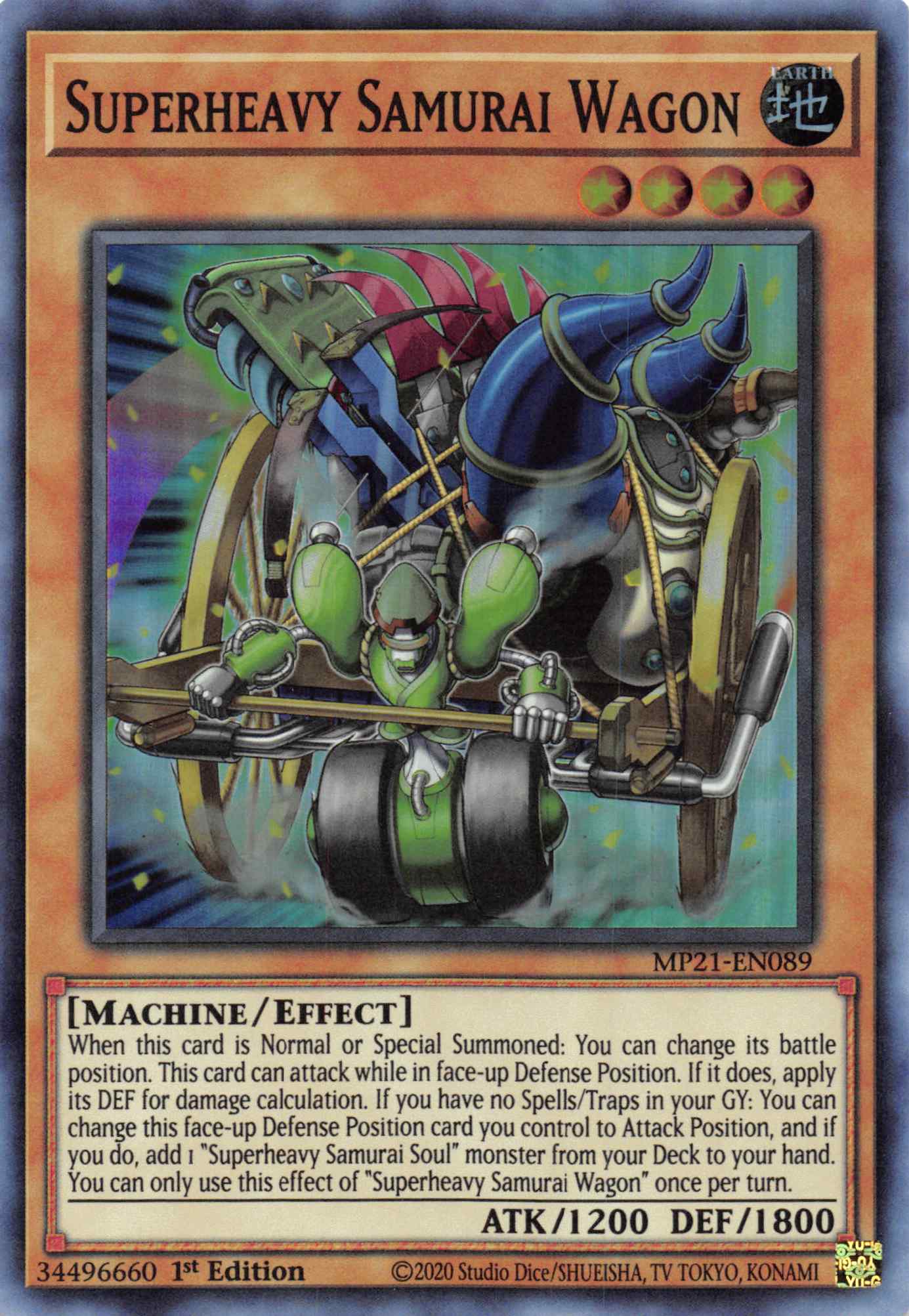 Superheavy Samurai Wagon [MP21-EN089] Super Rare | RetroPlay Games