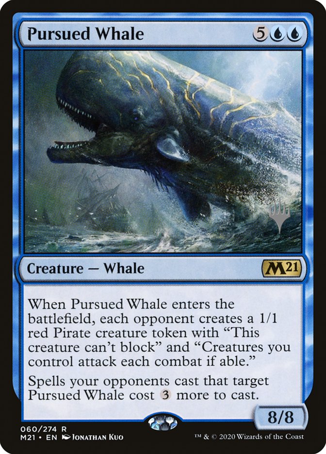 Pursued Whale (Promo Pack) [Core Set 2021 Promos] | RetroPlay Games