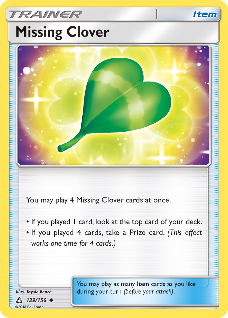 Missing Clover (129/156) [Sun & Moon: Ultra Prism] | RetroPlay Games