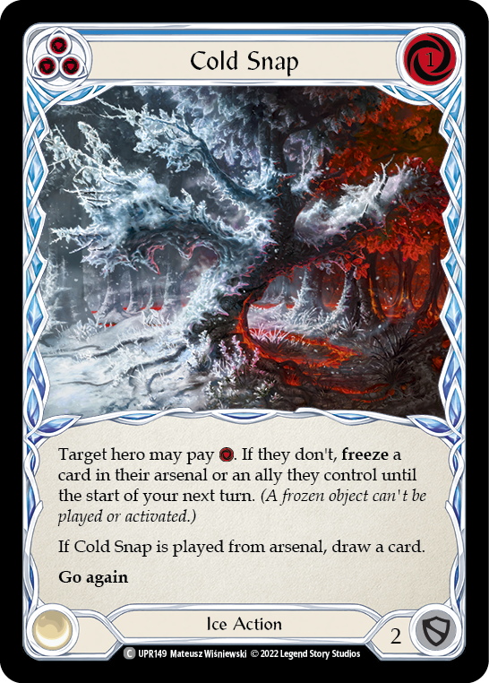 Cold Snap (Blue) [UPR149] (Uprising)  Rainbow Foil | RetroPlay Games