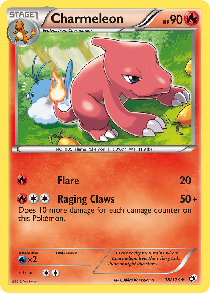 Charmeleon (18/113) [Black & White: Legendary Treasures] | RetroPlay Games