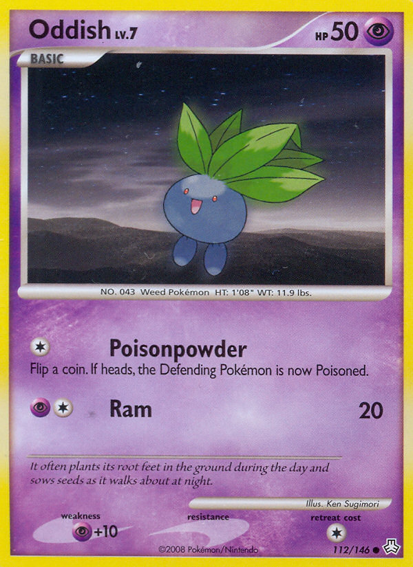 Oddish (112/146) [Diamond & Pearl: Legends Awakened] | RetroPlay Games