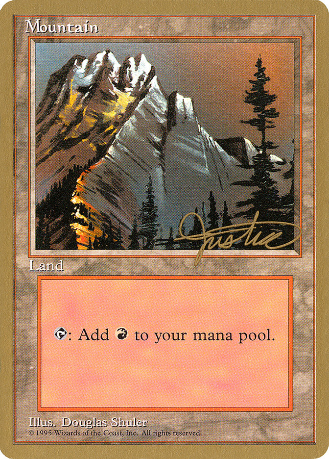 Mountain (mj373) (Mark Justice) [Pro Tour Collector Set] | RetroPlay Games