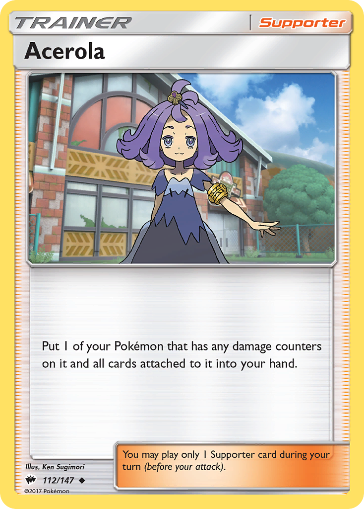 Acerola (112/147) [Sun & Moon: Burning Shadows] | RetroPlay Games