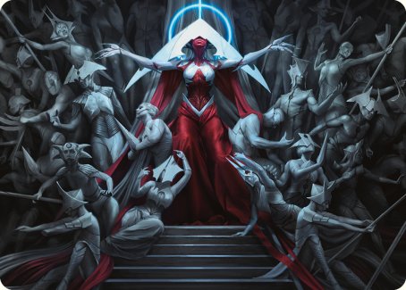 Elesh Norn, Mother of Machines Art Card [Phyrexia: All Will Be One Art Series] | RetroPlay Games