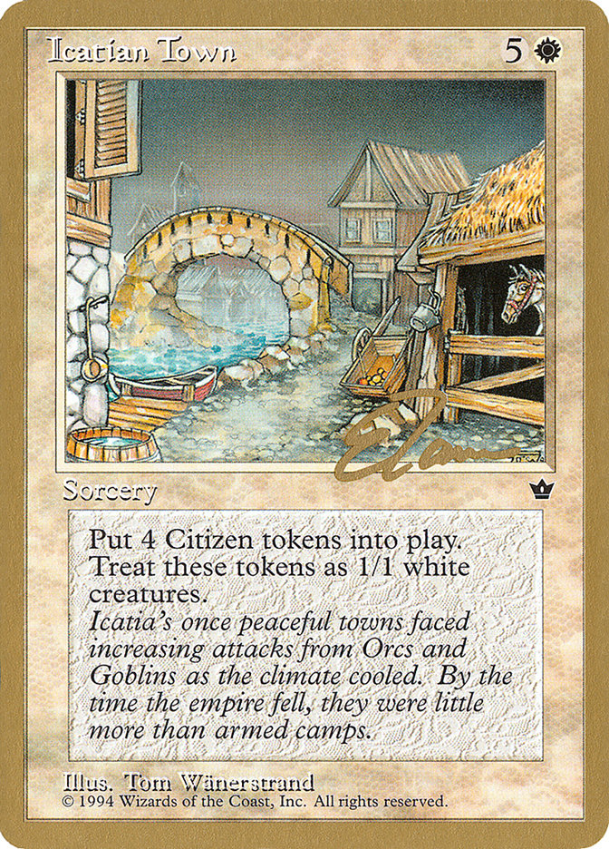 Icatian Town (Eric Tam) [Pro Tour Collector Set] | RetroPlay Games