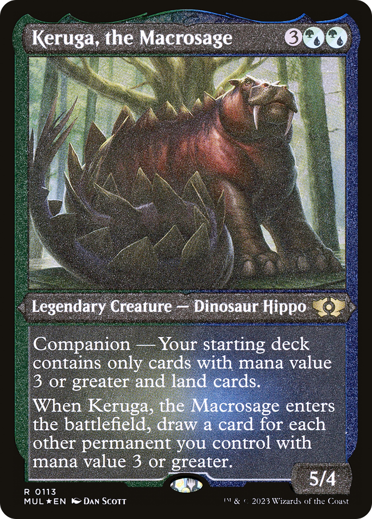 Keruga, the Macrosage (Foil Etched) [Multiverse Legends] | RetroPlay Games