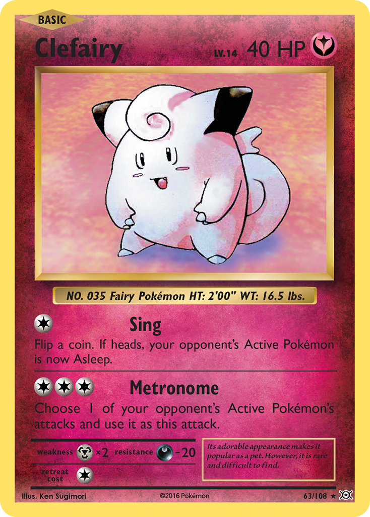 Clefairy (63/108) [XY: Evolutions] | RetroPlay Games